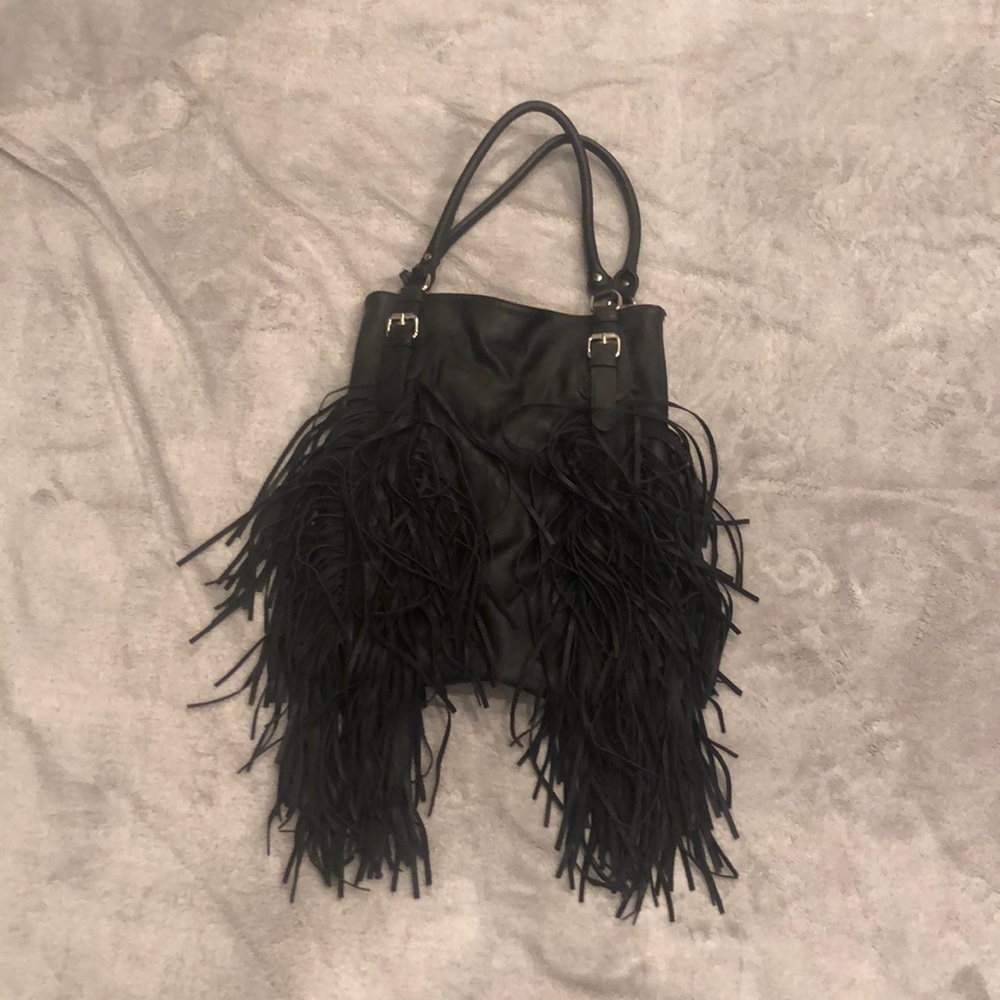 Fringe purse